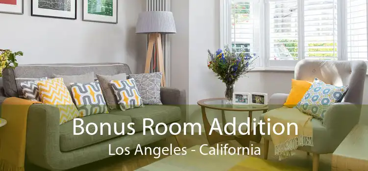 Bonus Room Addition Los Angeles - California