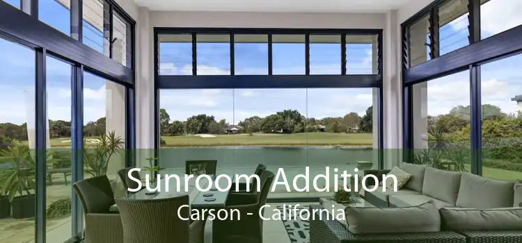 Sunroom Addition Carson - California