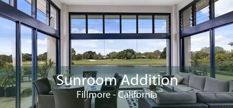 Sunroom Addition Fillmore - California