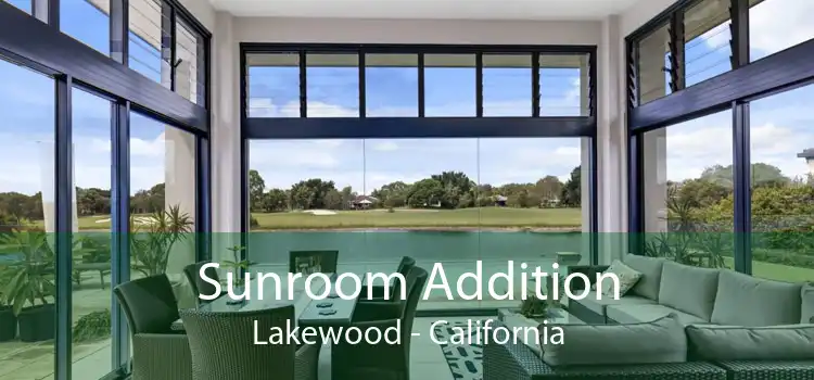 Sunroom Addition Lakewood - California