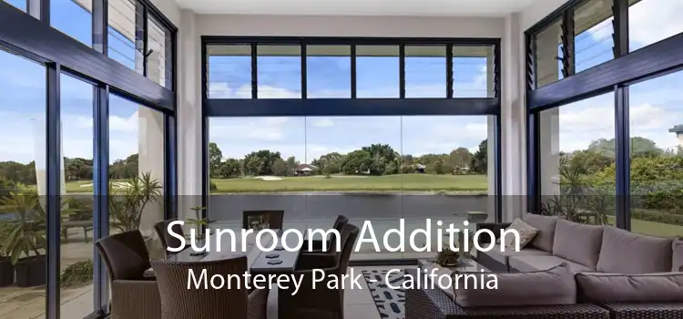 Sunroom Addition Monterey Park - California