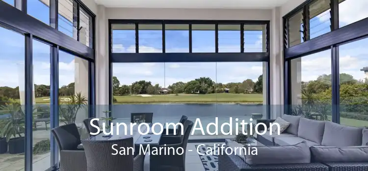 Sunroom Addition San Marino - California